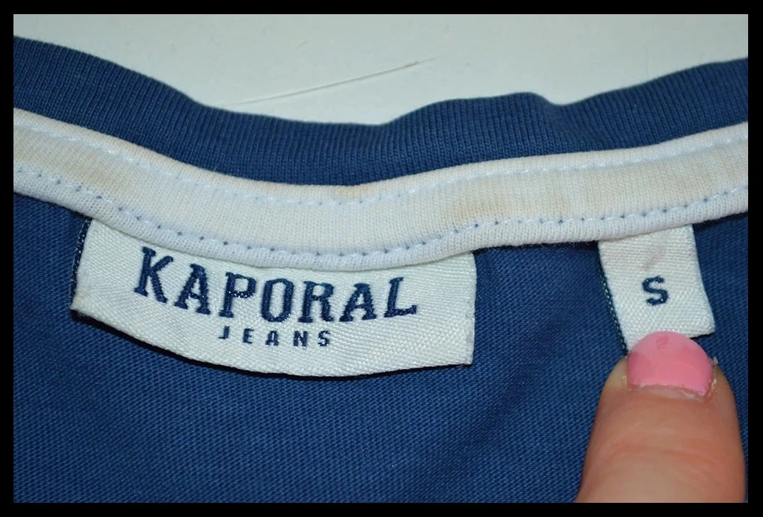 Camiseta Kaporal Jeans – S – Azul – con estampado de logo gráfico – photo 5
